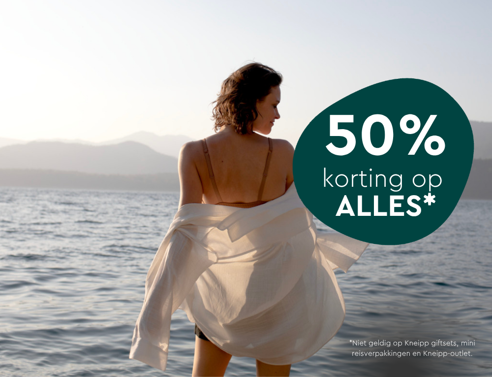 50% korting op bijna alles van Kneipp